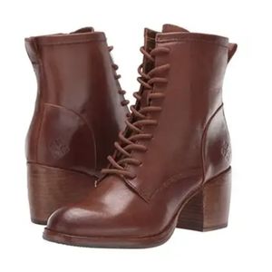 Patricia Nash Sicily Boot in Cognac Brown Leather
